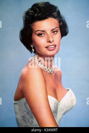 Actrice italienne SOPHIA LOREN Banque D'Images