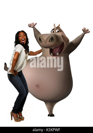 MADAGASCAR : Escape 2 Africa Jada Pinkett Smith voix Gloria / Hippo Date : 2008 Banque D'Images