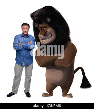 MADAGASCAR : Escape 2 Africa Alec Baldwin voix Makunga / Lion Date : 2008 Banque D'Images