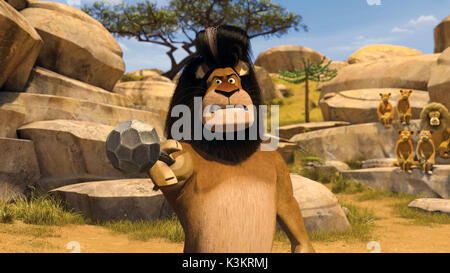 MADAGASCAR : Escape 2 Africa Alec Baldwin voix Makunga / Lion Date : 2008 Banque D'Images