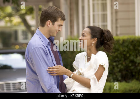 Devinez qui Ashton Kutcher, Zoe Saldana Date : 2005 Banque D'Images