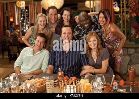 Des couples RETREAT KRISTEN BELL, Jon Favreau, Kristin Davis, FAIZON LOVE, KALI HAWK [L-R/] Vince Vaughn, Jason Bateman, MALIN ACKERMAN Date : 2009 Banque D'Images