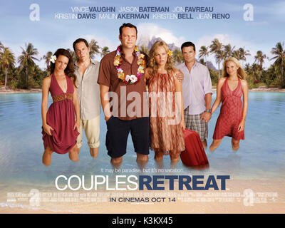 Des couples RETREAT KRISTIN DAVIS, Jon Favreau, Vince Vaughn, MALIN ACKERMAN, Jason Bateman, Kristen Bell Date : 2009 Banque D'Images