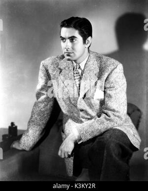 L'acteur américain TYRONE POWER Banque D'Images