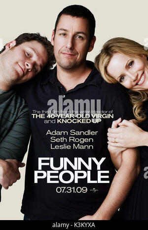 FUNNY PEOPLE Seth Rogen, ADAM SANDLER, Leslie Mann Date : 2009 Banque D'Images