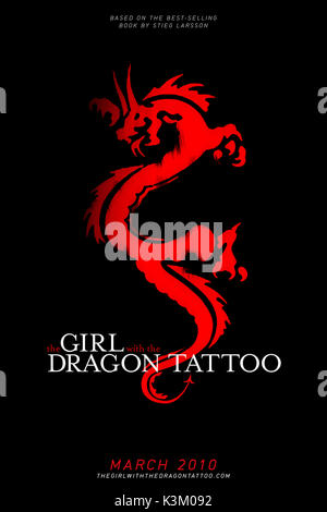 MAN SOM HATAR KVINNOR LA FILLE AU tatouage de DRAGON Date : 2009 Banque D'Images