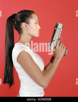 LARA CROFT TOMB RAIDER : LE BERCEAU DE LA VIE D'ANGELINA JOLIE comme Lara Croft Date : 2003 Banque D'Images
