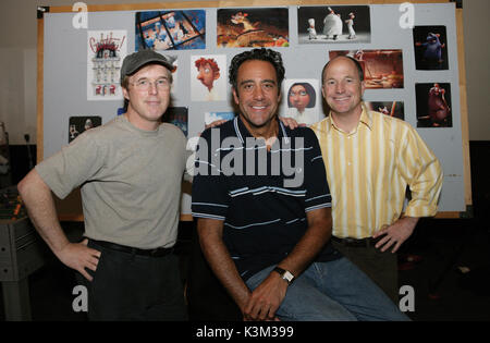 Directeur RATATOUILLE BRAD BIRD, l'acteur BRAD GARRETT, producteur BRAD LEWIS RATATOUILLE Date : 2007 Banque D'Images