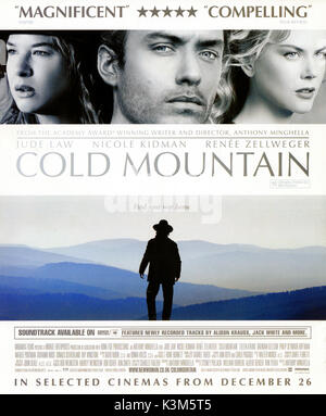 COLD MOUNTAIN RENEE ZELLWEGER, Jude Law, Nicole Kidman COLD MOUNTAIN Date : 2003 Banque D'Images