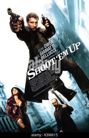 SHOOT 'em up [US] 2007 monica Belluci, CLIVE OWEN, Paul Giamatti shoot 'em up Date : 2007 Banque D'Images