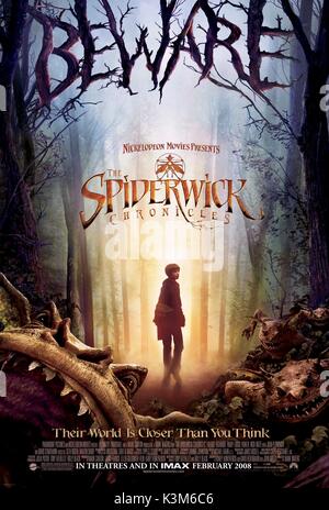 Les Chroniques de Spiderwick Les Chroniques de Spiderwick Freddie Highmore Date : 2008 Banque D'Images