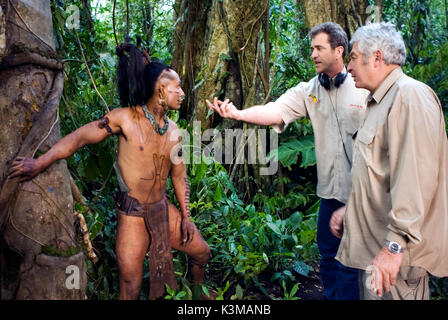 APOCALYPTO [2006] nous [L-] ARIEL GALVAN, Mel Gibson, Directeur de la photographie DEAN SEMLER Date : 2006 Banque D'Images