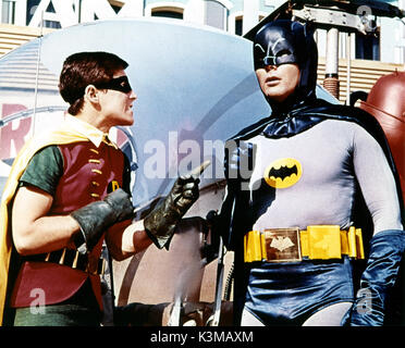 BATMAN [1966] NOUS BURT WARD, ADAM WEST Date : 1966 Banque D'Images