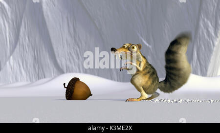 ICE AGE [2002] NOUS Scrat Date : 2002 Banque D'Images
