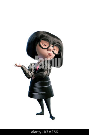 Les Indestructibles [2004] BRAD BIRD voix Edna Mode E Date : 2004 Banque D'Images