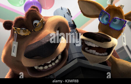 Saison 2006 [US] MARTIN LAWRENCE voices Boog, Elliot voix ASHTON KUTCHER Date : 2006 Banque D'Images