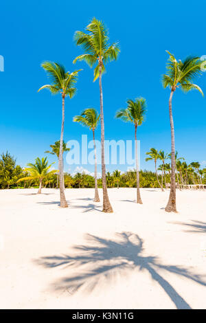 Juanillo Beach (playa Juanillo), Punta Cana, République dominicaine. Banque D'Images