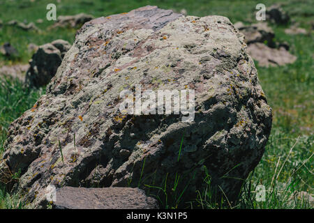 Old Stone close-up l'Arménie Banque D'Images