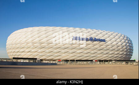 L'Europe, l'Allemagne, Munich. Le stade de soccer Bayern Munchen Banque D'Images