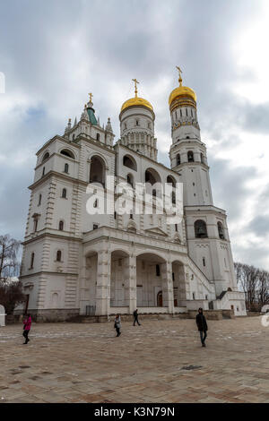 La Russie, Moscou, Ivan le Grand clocher dans le Kremlin de Moscou Banque D'Images