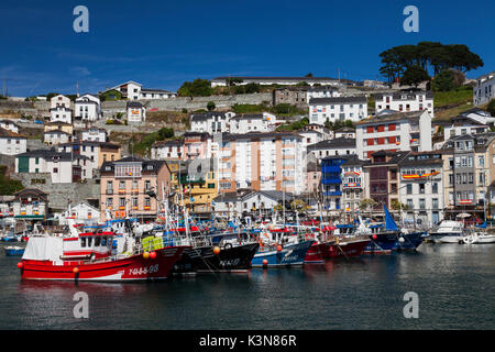 Luarca, Province d'Oviedo, Asturias, Espagne du Nord, en Espagne, en Europe. Banque D'Images