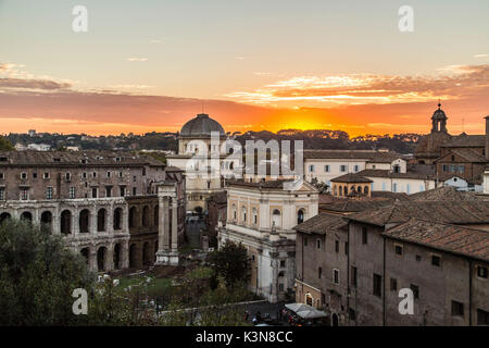 Vue depuis la colline du Capitole, Rome, Latium, Italie Banque D'Images