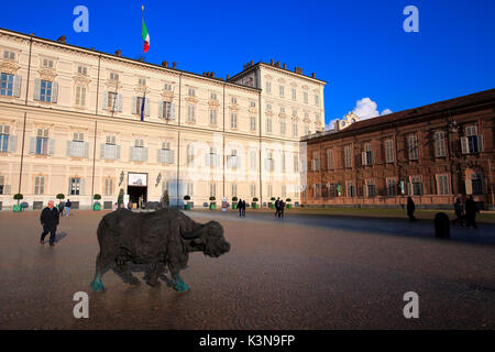 Palais Royal, ville de Turin, Piémont, Italie Banque D'Images