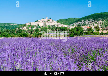 France, Provence, village de Banon dans le Vaucluse Banque D'Images