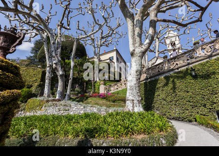 L'Italie, Lombardie, district de Côme. Le Lac de Como, Villa del Balbianello Banque D'Images