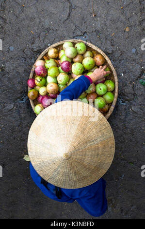 Hue, Vietnam. Marché de l'alimentation de rue. Banque D'Images