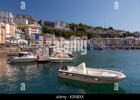 Luarca, Province d'Oviedo, Asturias, Espagne du Nord, en Espagne, en Europe. Banque D'Images