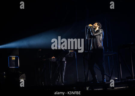 Treviso, Italie 31 août 2017 effectuer Moderat live au Festival Accueil © Roberto Finizio / Alamy Live News Banque D'Images