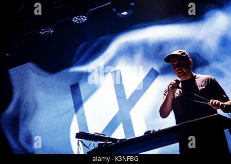 Treviso, Italie 31 août 2017 effectuer Moderat live au Festival Accueil © Roberto Finizio / Alamy Live News Banque D'Images