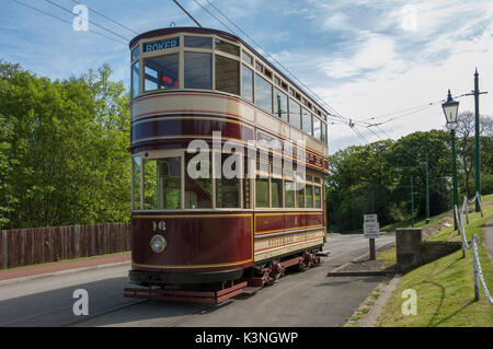 Tramway à Bemish Sunderland Museum -1 Banque D'Images