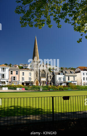 La réforme de l'église sur le Strand à Exmouth, en face de la Bowling Green. Banque D'Images