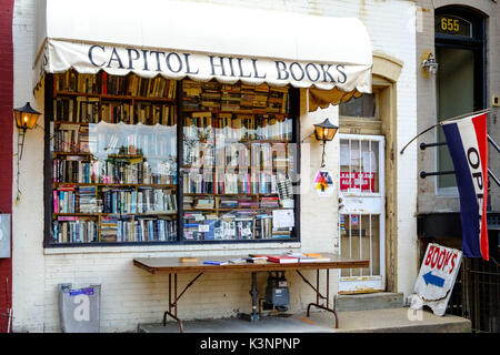 Capitol Hill Books, 657 C Street NW, Washington DC Banque D'Images