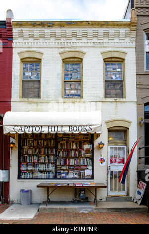 Capitol Hill Books, 657 C Street NW, Washington DC Banque D'Images