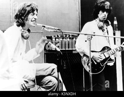 SYMPATHY FOR THE DEVIL [BR 1968] Mick Jagger, Keith Richards des Rolling Stones Date : 1968 Banque D'Images