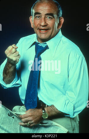 LOU GRANT [Série TV US 1977 - 1982] Ed Asner comme Lou Grant Date : 1982 Banque D'Images