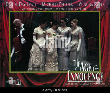 L'ÂGE DE L'INNOCENCE [1993] WINONA RYDER [Centre] Date : 1993 Banque D'Images