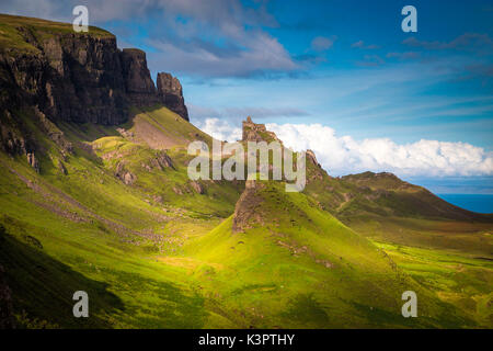 Quiraing, île de Skye, Écosse Banque D'Images