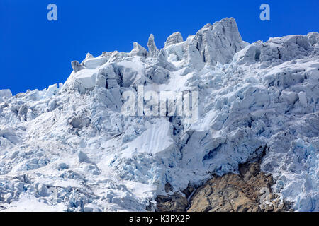 Plus de détails sur les formations de glace de glacier Folgefonna Buer en parc national, Odda, Hordaland, Norvège Banque D'Images