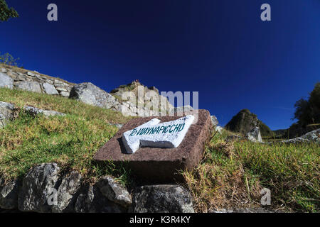 Célèbre site archéologique de Machu Picchu dans la région de Cuzco, la Province d'Urubamba, Machupicchu, Pérou, Amérique du Sud Banque D'Images