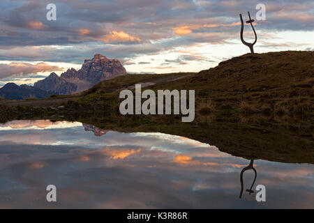 Laste Alm, Dolomites, Rocca Pietore, Padova, Veneto, Italie. Banque D'Images