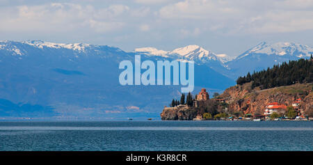 Sveti Jovan Kaneo (Saint) Église sur le lac Ohrid, Macédoine Banque D'Images