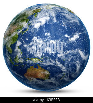 La planète Terre. Éléments de cette image fournie par la NASA le rendu 3D Banque D'Images