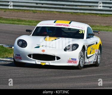 Charlie, Digby Motorsport HHC, Ginetta G40 Ginetta Junior, Junior, BTCC, Rockingham Rockingham Speedway Motorsport, dimanche, 27 août, Banque D'Images