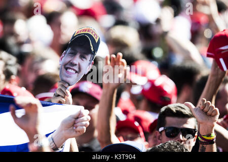 Monza, Italie. 06Th Sep 2017. Sport Automobile : Championnat du Monde de Formule 1 de la FIA 2017, Grand Prix d'Italie, Fans 03.09.2017. Utilisation dans le monde entier | Credit : dpa/Alamy Live News Banque D'Images