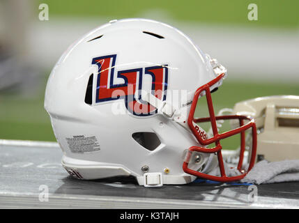 Waco, Texas, USA. 2Nd Sep 2017. La liberté de casque flammes NCAA Football match entre les flammes de la liberté et de l'ours à Baylor McLane Stadium à Waco, Texas. Matthew Lynch/CSM/Alamy Live News Banque D'Images