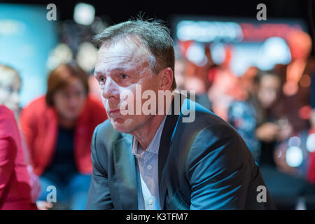 Berlin, Allemagne. 06Th Sep 2017. Thomas Oppermann au cours de plat - élection - duel, Dr. Angela Merkel - CDU vs. Martin Schulz - SPD, GER, 03.09.2017, Foto : Uwe Koch/fotobasis.de crédit : Uwe Koch/Alamy Live News Banque D'Images